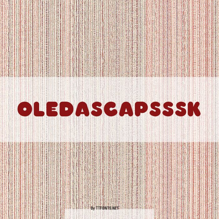 OledaSCapsSSK example